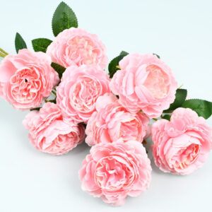 3-Head Artificial Peony Flower Bouquet for Wedding Decoration, Home Styling and Event SKU: SINO-0042