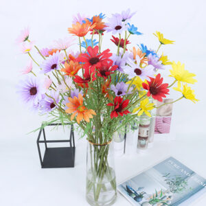 Artificial White Daisy and Chamomile Bouquet for Table Decoration, Home Styling and Wedding Centerpieces SKU: SINO-0044