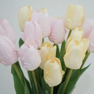 Real Touch Artificial Tulip Flower Faux Tulips Stem for Vase Arrangement Home Decoration Photography Prop SKU: SINO-0085