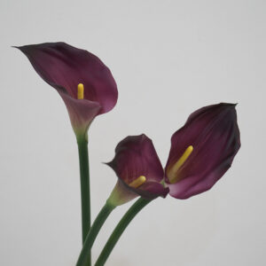 Premium Real Touch Artificial Calla Lily Flowers, Soft Latex Faux Flower Stems for Wedding Bouquets, Home Decor, Showroom Styling and Wholesale SKU: SINO-0094