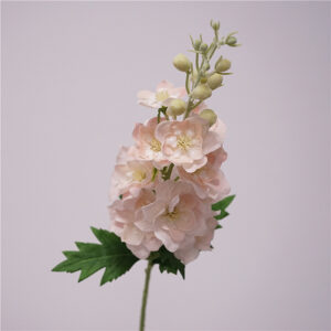 Real Touch Delphinium Single Stem Artificial Flower Faux Larkspur for Home Decor Wedding Arrangement Photography Prop Soft Floral Wholesale SKU: SINO-0111
