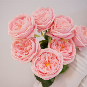 Premium Real Touch Elsa Rose Artificial Flower Single Stem Elegant Faux Rose for Living Room Home Decoration Interior Styling Floral Supply Wholesale SKU: SINO-0116