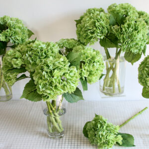 Large Artificial Hydrangea Flowers Real Touch Hydrangea Bouquet Lifelike Silk Flowers for Wedding Hotel Home Decoration SKU: SINO-0059
