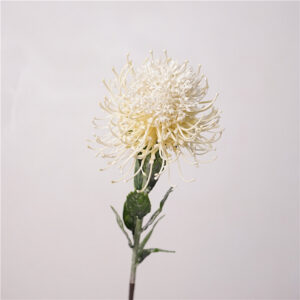 Artificial Pincushion Flower Wholesale | European Style Faux Scabiosa Ball Flower Stem for Wedding, Home Decor & Floral Design SKU: SINO-0186